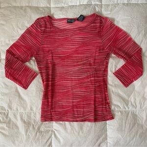 NY and Co Sheer long sleeve top